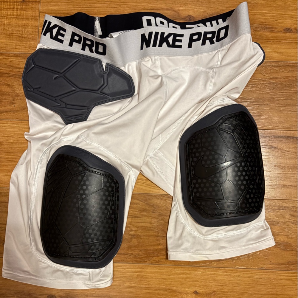Nike Pro White Compression Shorts